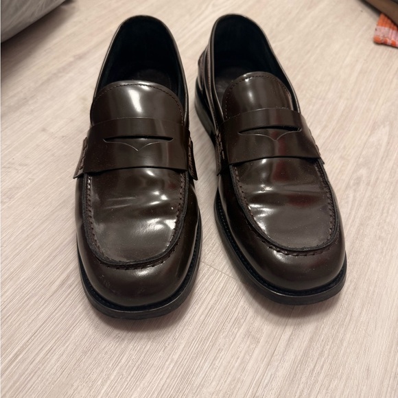 Gant Brown Leather Loafers - Picture 3 of 5